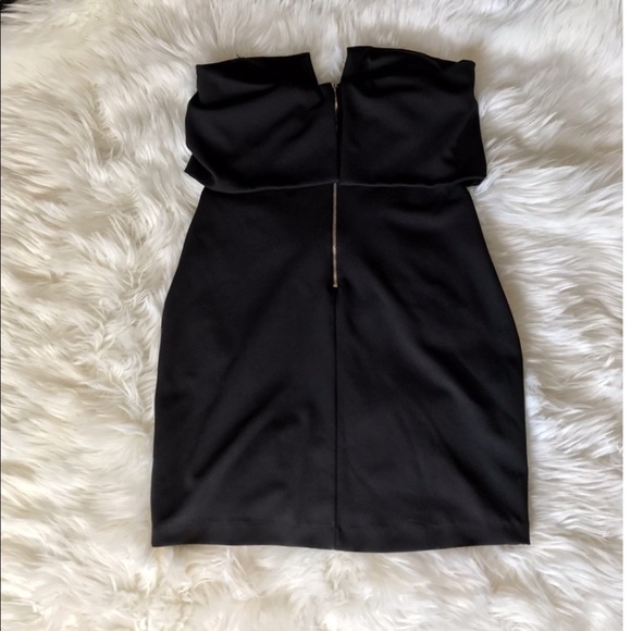 Bebe Strapless Mini LBD Sweetheart Dip - Picture 2 of 5
